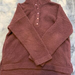 Aerie Maroon Fleece